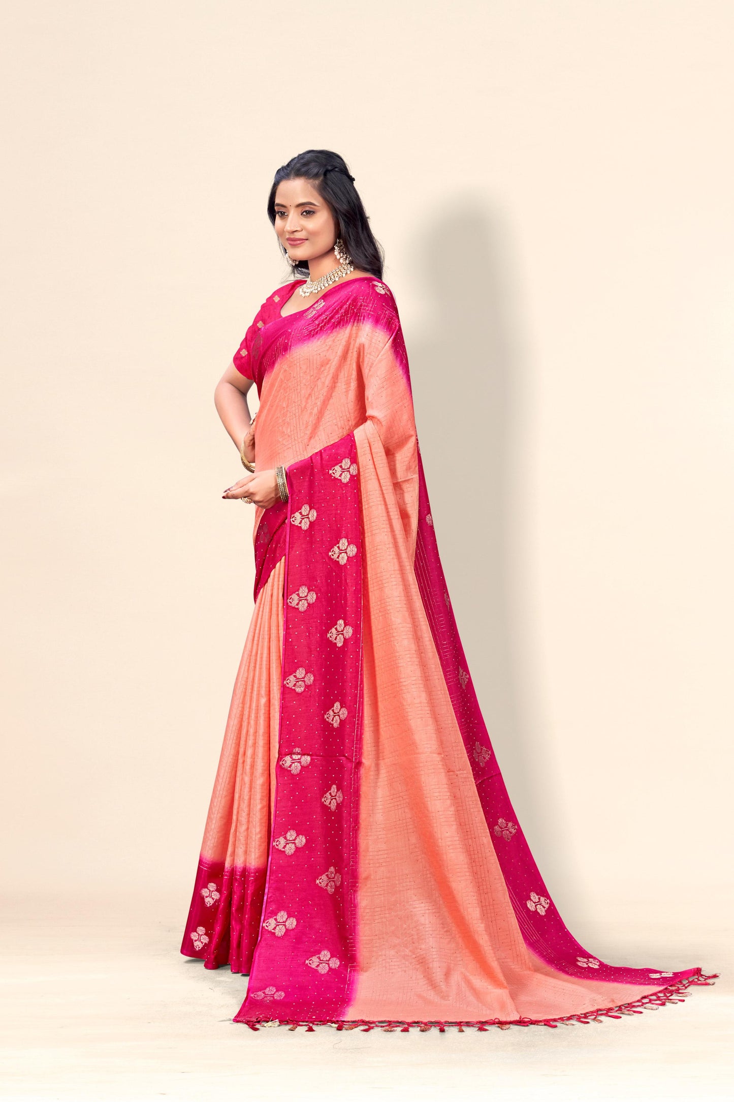 Float in Elegance with Destiny Chiffon (Rani Pink)
