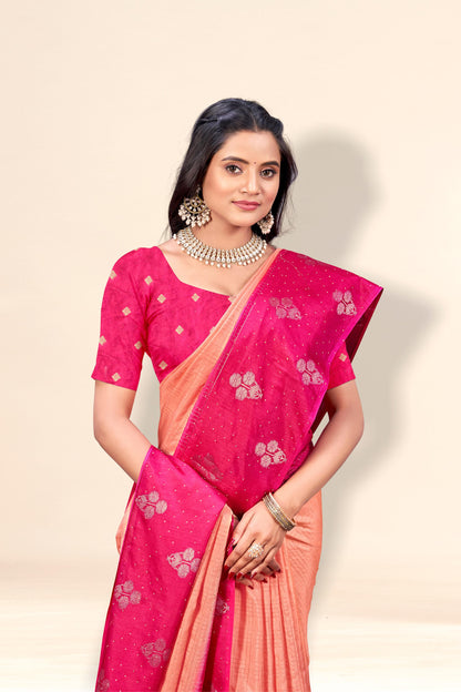 Float in Elegance with Destiny Chiffon (Rani Pink)