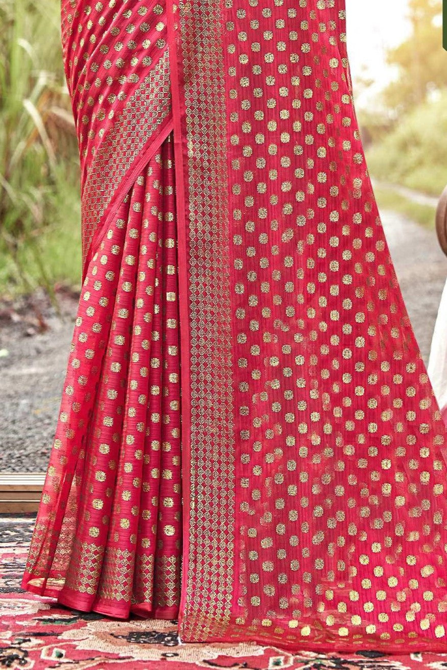 Lado Digital Gold Moss Saree with Digital Printed Blouse and Best Selling Saree Design *