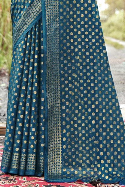 Lado Digital Gold Moss Saree with Digital Printed Blouse and Best Selling Saree Design *