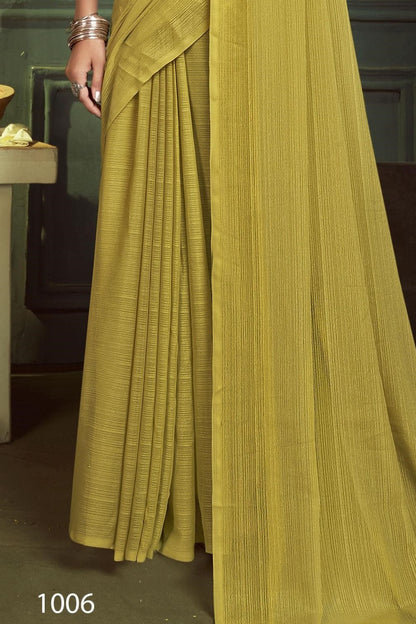 Rolex Light Saree in Elegant Chiffon Fabric – Radiate Grace!.
