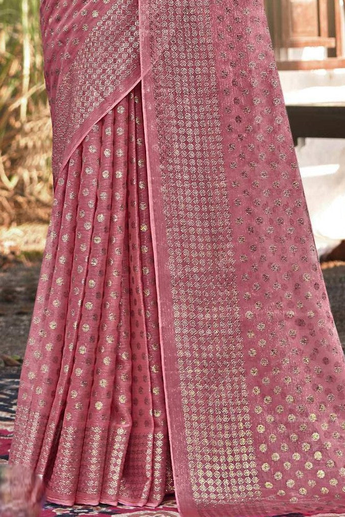 Lado Light  Moss  Saree with Digital Printed Blouse and Best Selling Saree Design