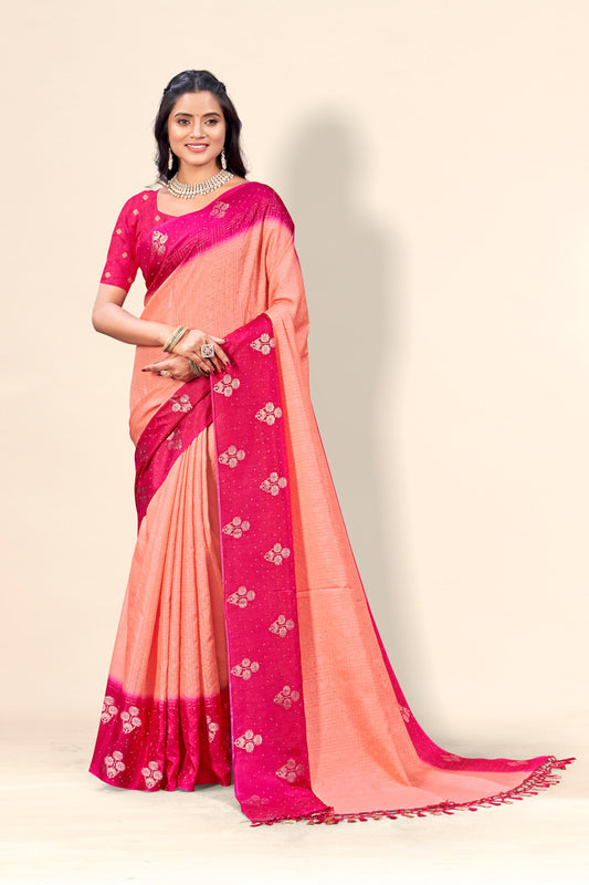 Float in Elegance with Destiny Chiffon (Rani Pink)